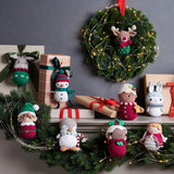 Pack 9 Amigurumis Bolas Navidad Ricorumi