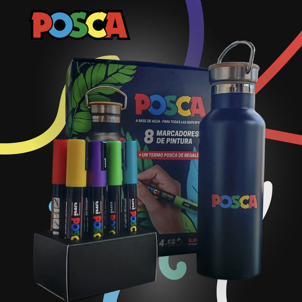 Set Posca + Termo Exclusivo Milbby