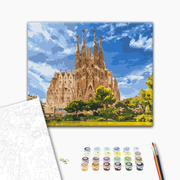 Pintar por Números La Sagrada Familia Brushme