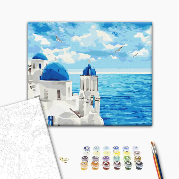 Pintar por Números Santorini Brushme