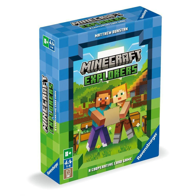 minecraft explorers juego de cartas hasta 4 jugadores