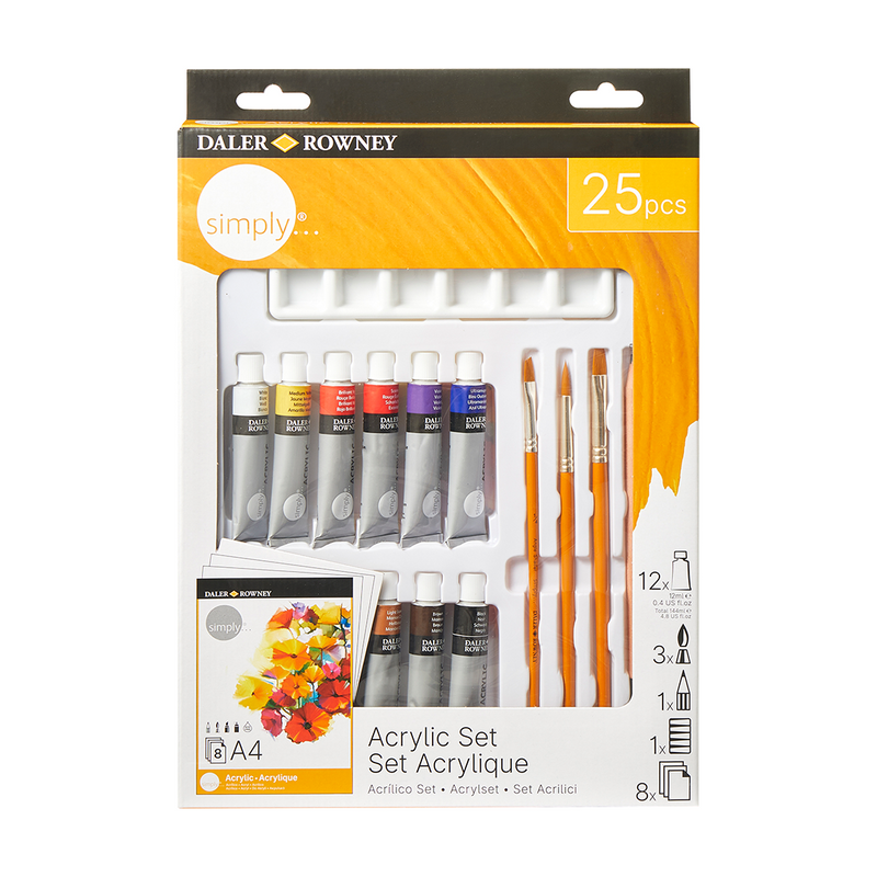 Set Acrílico Simply Daler Rowney