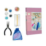 Kit Para Crear Joyas de Perlas Japonesas y Plumas (4)