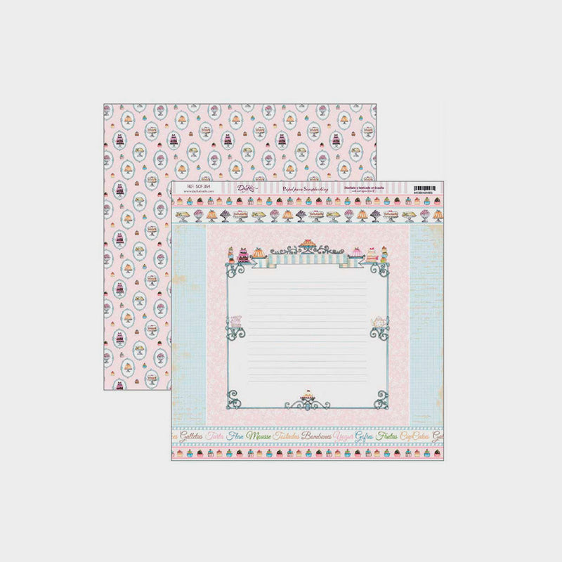 Kit 24 Papeles Scrap La Cocina Me Fascina 30x30cm Dayka (1)