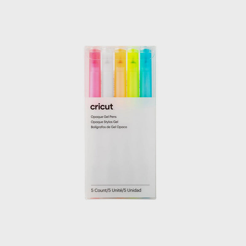 Set 5 Bolígrafos Gel Opaco Cricut