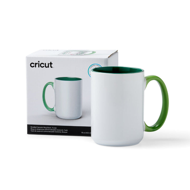 Taza Cerámica Biselada Forest 425ml Cricut