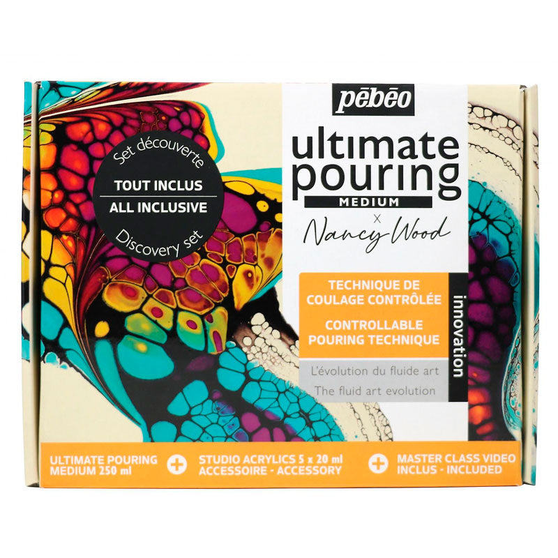 Set Ultimate Pouring Nancy Wood Pebeo (1)