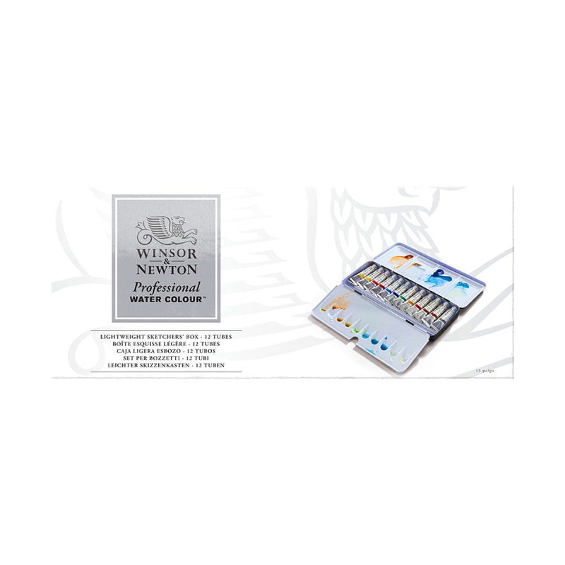 Caja Profesional 12 Acuarelas 5ml Winsor & Newton (1)