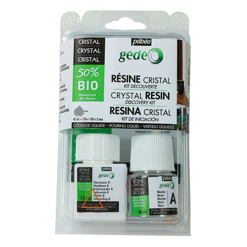 Kit Descubrimiento Resina Cristal Pebeo