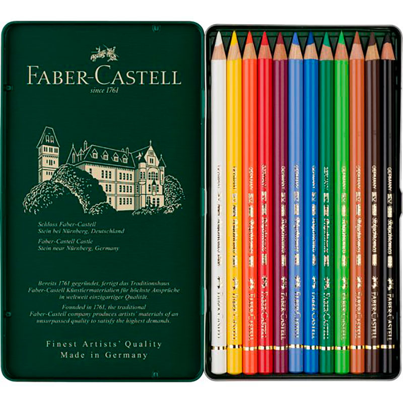 Caja 12 Lápices Polychromos Faber Castell