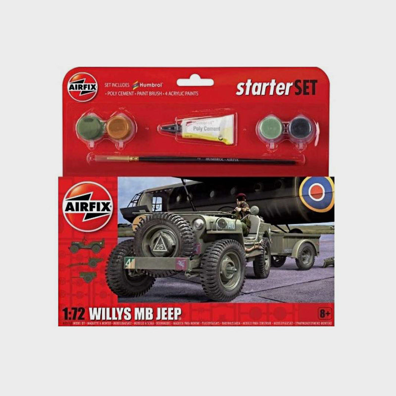 Kit Iniciación Maqueta Tanque Willys MB Jeep Airfix