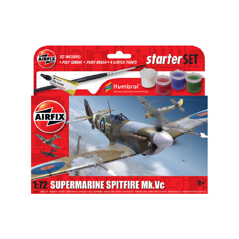 Kit Iniciación Maqueta Avión Supermarine Spitfire MkVc Airfix