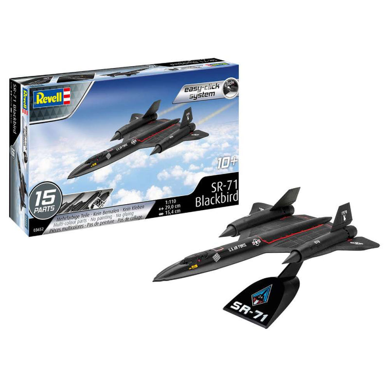 Maqueta SR-71 Blackbird Easy Click System Revell