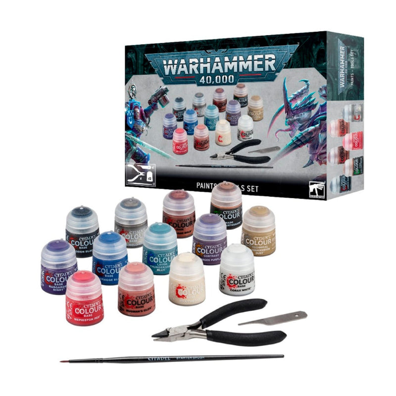 Set Pinturas y Herramientas Warhammer 40000