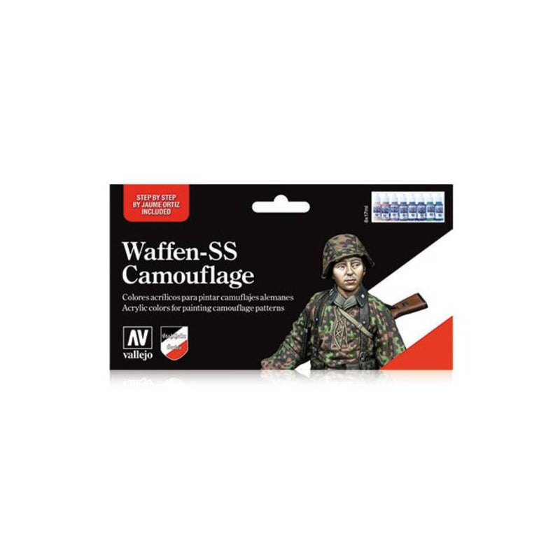 Set Model Color Waffen SS Camuflaje Vallejo