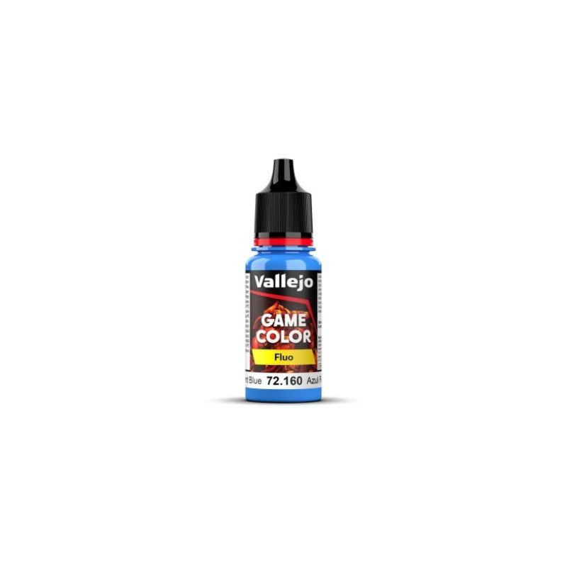 Pintura Game Color Fluo Azul Fluorescente 18ml Vallejo