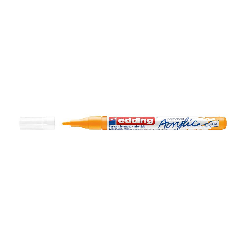 Rotulador Permanente Pintura Acrílica de 1-2mm Amarillo Sol Edding