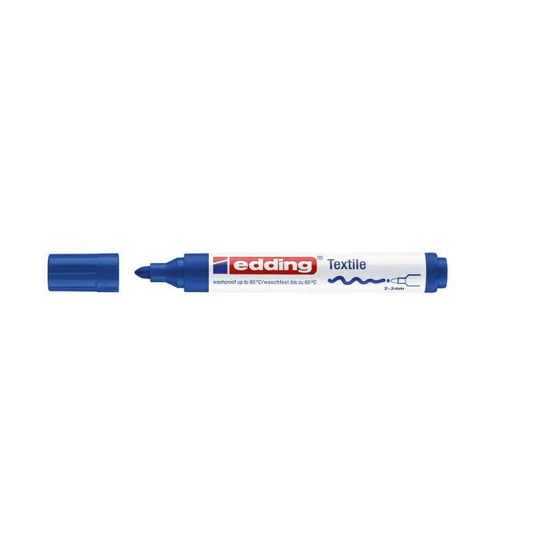 Rotulador Permanentes Tela Azul 4500  Edding