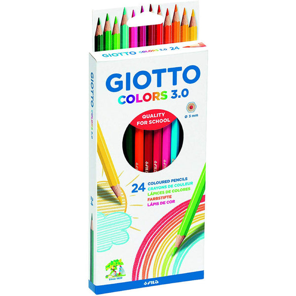Estuche 24 Lápices de Colores Colors 3.0 GIOTTO