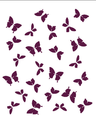 Plantilla Stencil Patrones Mariposas A4 Dayka